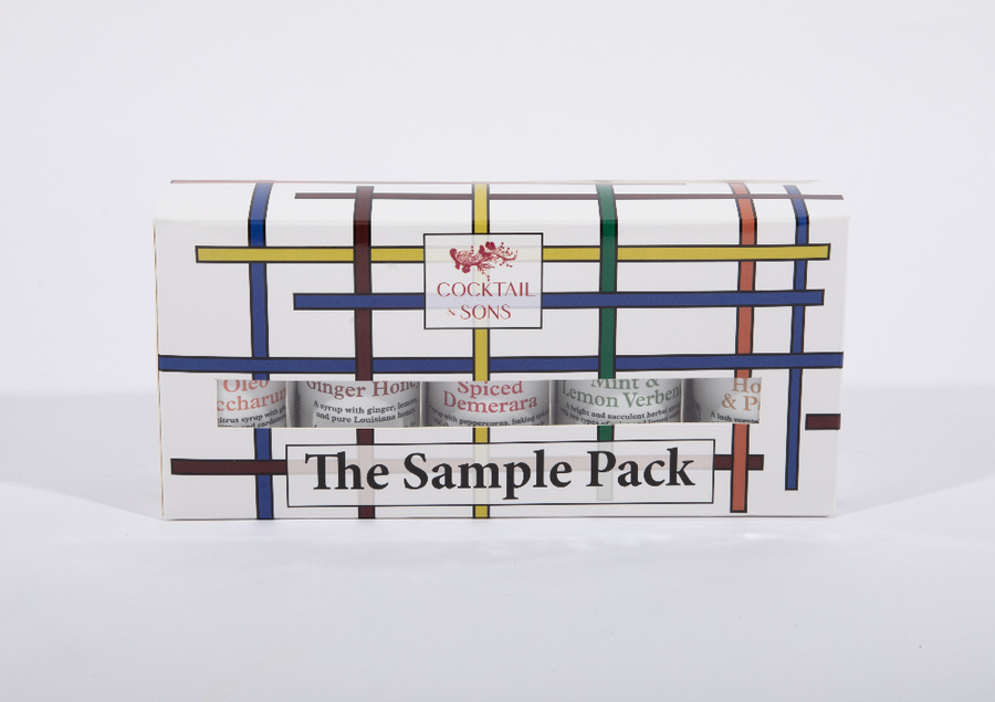 Cocktail and Sons sample pack will give you the tools you need to craft dozens of cocktails in the comfort of your own home